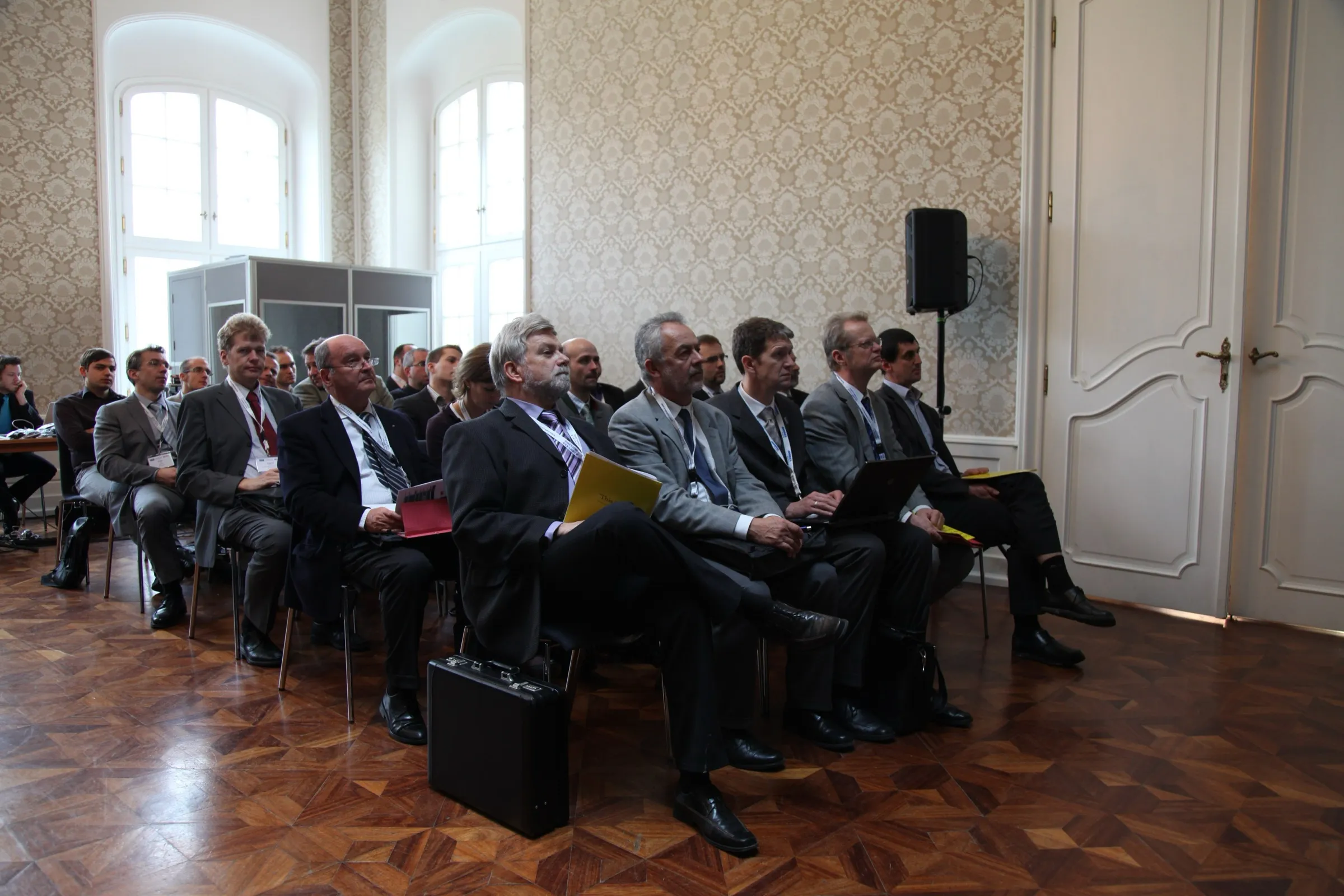 Viennahydro 2012 in Laxenburg: das Publikum im Saal